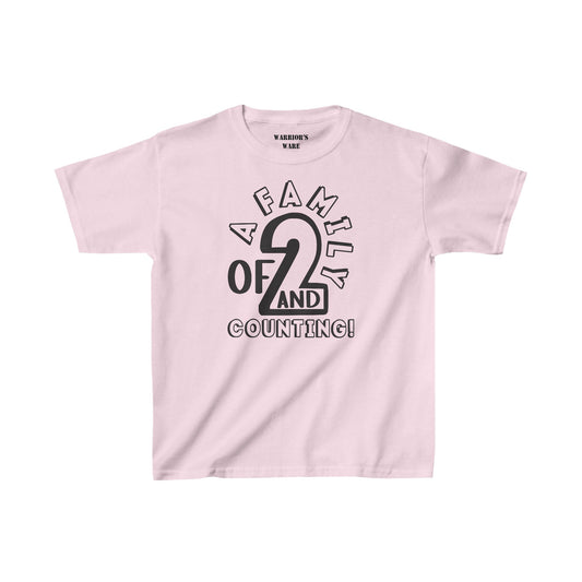 Family Day Edition T-shirt Design for 2 and Counting Kids - Light