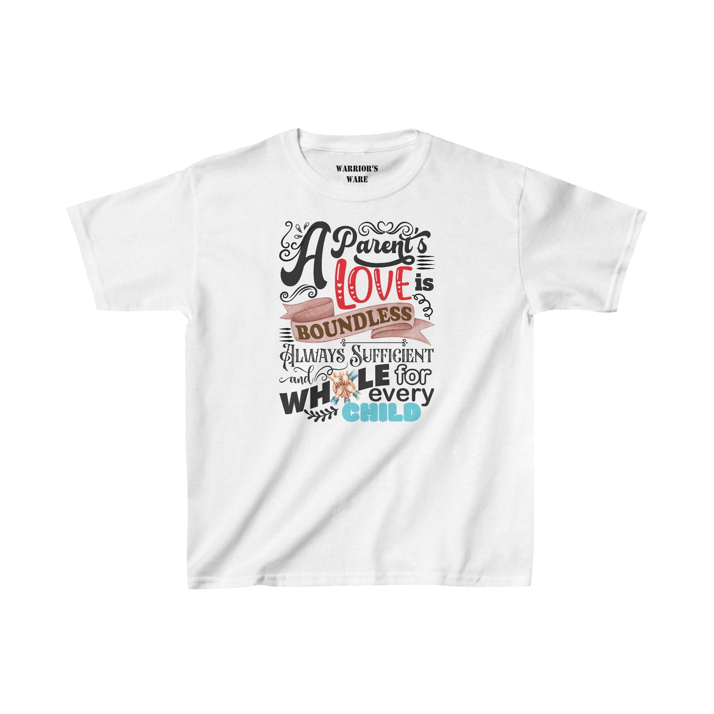 Boundless Love Parent's Day T-Shirt Cotton Tee - Kids Light