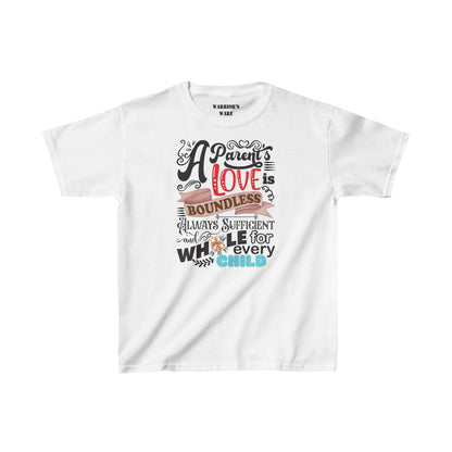 Boundless Love Parent's Day T-Shirt Cotton Tee - Kids Light