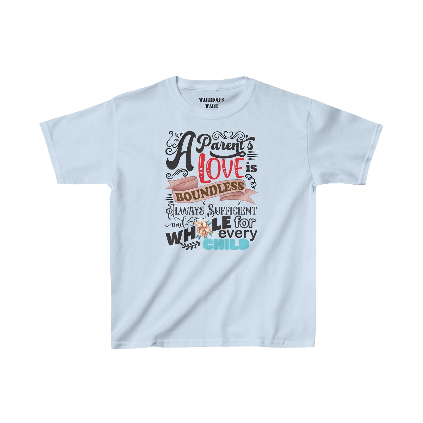 Boundless Love Parent's Day T-Shirt Cotton Tee - Kids Light