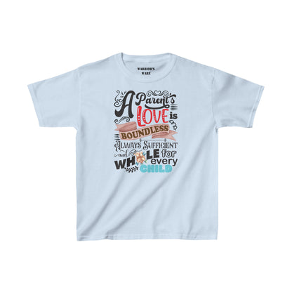 Boundless Love Parent's Day T-Shirt Cotton Tee - Kids Light