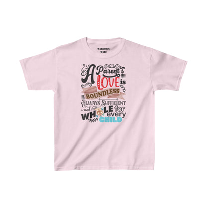 Boundless Love Parent's Day T-Shirt Cotton Tee - Kids Light