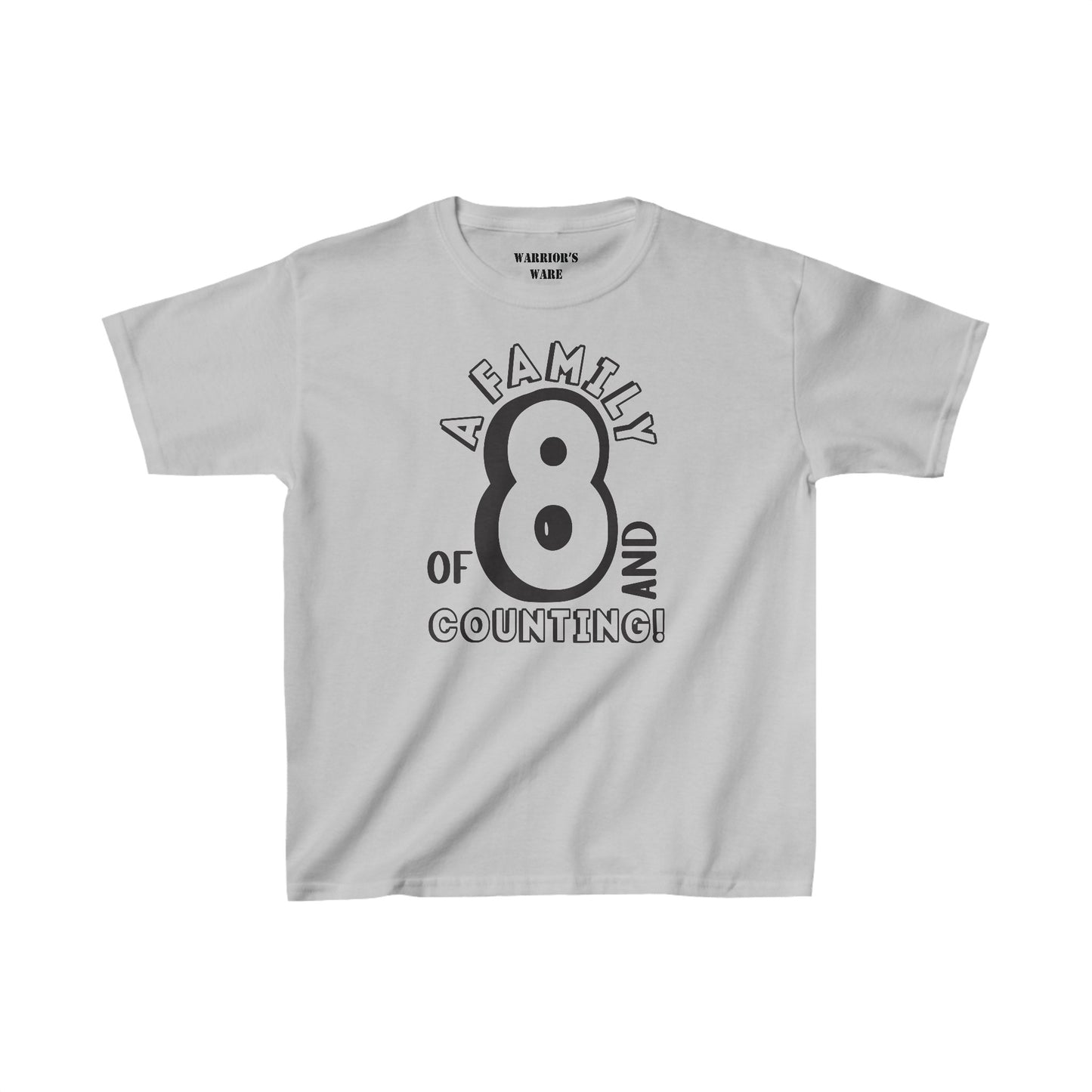 Family Day Edition T-shirt Design for 8 and Counting Kids - Light