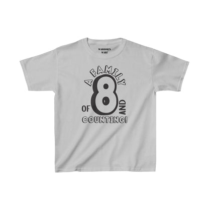 Family Day Edition T-shirt Design for 8 and Counting Kids - Light