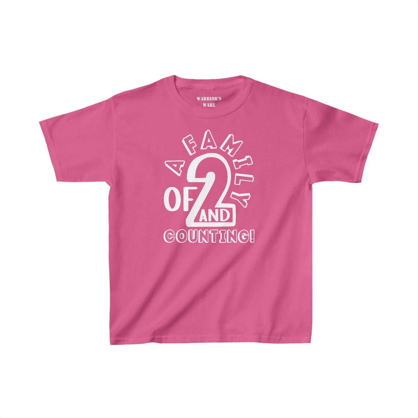 Family Day Edition T-shirt Design for 2 and Counting Kids - Dark