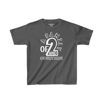 Family Day Edition T-shirt Design for 2 and Counting Kids - Dark