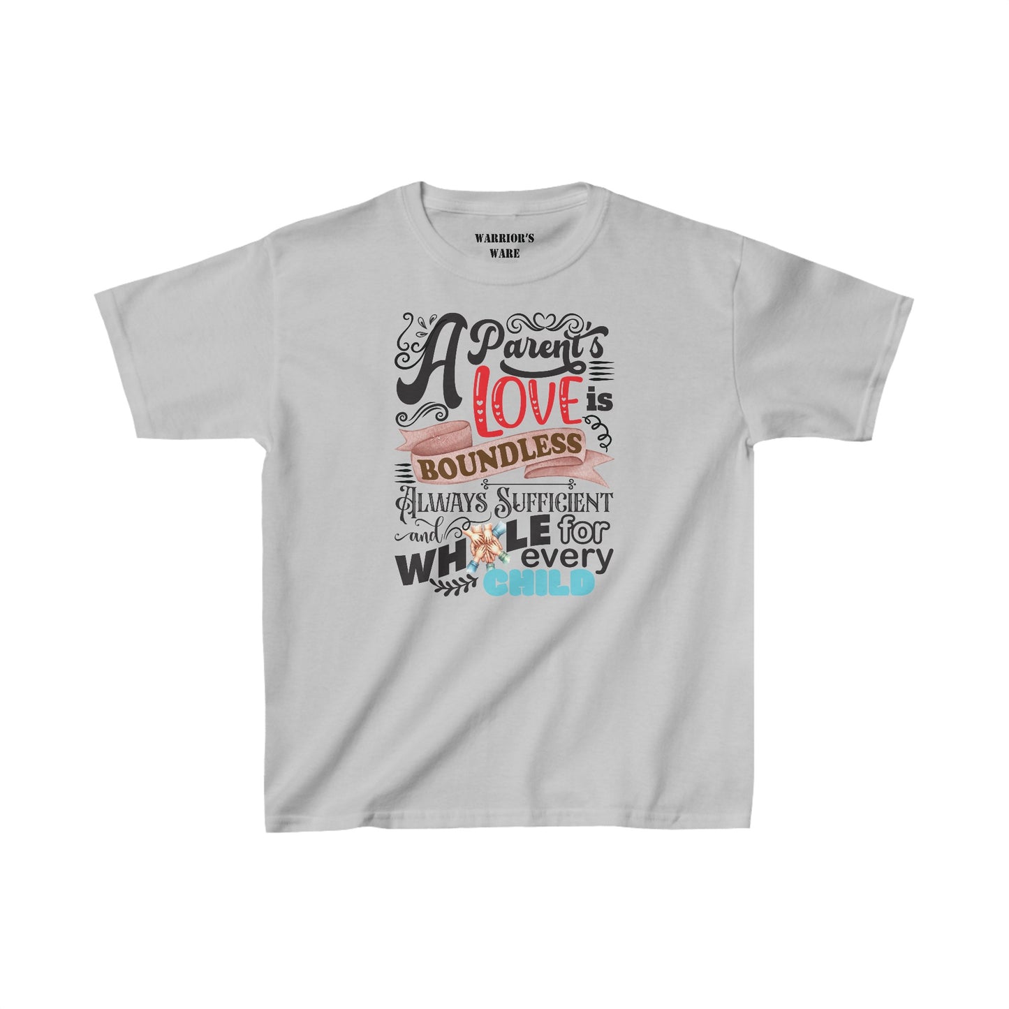 Boundless Love Parent's Day T-Shirt Cotton Tee - Kids Light