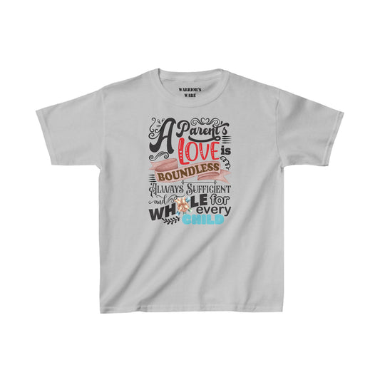 Boundless Love Parent's Day T-Shirt Cotton Tee - Kids Light